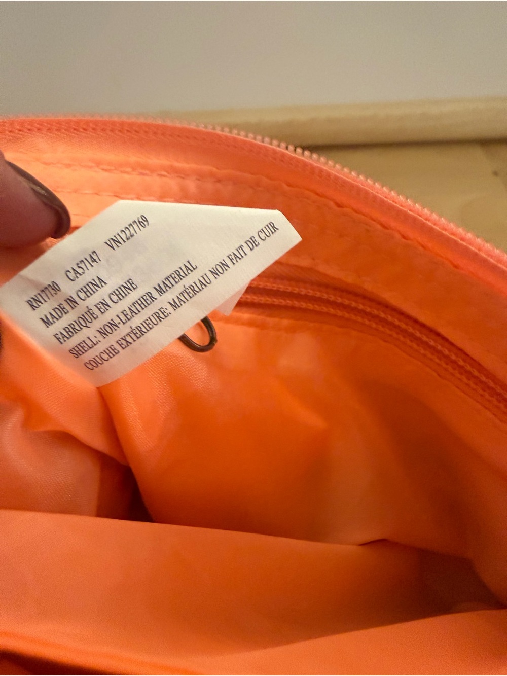 Women’s Wristlet Bag - Coral Pink - Picture 7 of 7